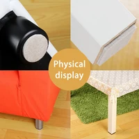 Self Adhesive Felt Chair Leg Pads Floor Protectors Furniture Legs Table leg Covers Round Bottom Anti-Slip Pads 4