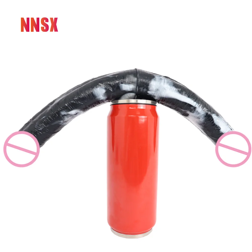 

NNSX 39cm Supper Long Realistic Double Dildo Masturbation Vagina Tools Dildosex Toy 18 Adult Toy With Double Glans For Man Woman