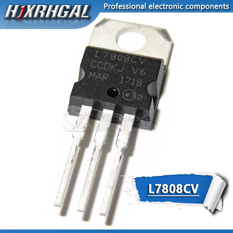 1PCS L7808CV TO220 L7808 TO-220 stabilivolt voltage-regulator tube 7808 LM7808 MC7808 | Электронные компоненты и