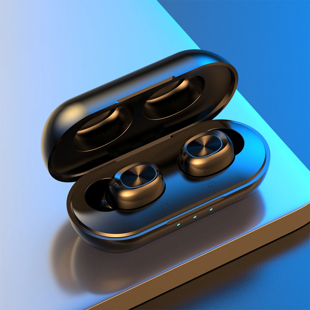 2020Newest True Wireless Bluetooth Earphones 5 0 Touch Control TWS Bluetooth Earbuds Waterproof Supper Bass 9D Stereo Music Head