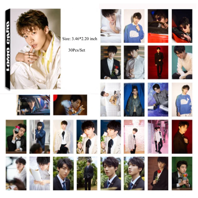 TFBOYS фото книга Джексон Рой Carry Post Card Fans коллекция LJJ162 - Цвет: 09