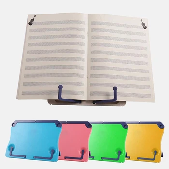 

Portable Bookend Stand Reading Book Stand Books Organizer for Music Score Recipe Tablet Recipe Shelf Folding Holder