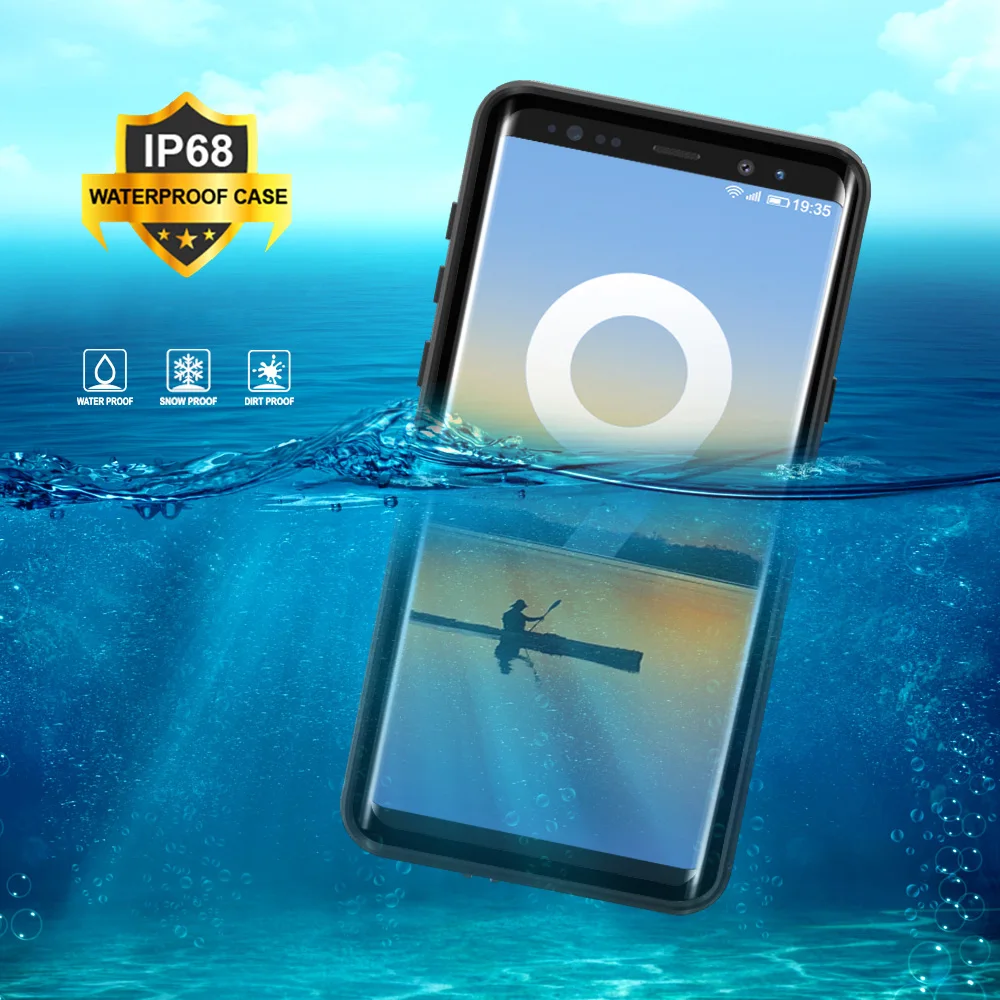JONSNOW IP68 прозрачный водонепроницаемый чехол для samsung Note 10 Plus S10e Плавание Дайвинг открытый противоударный чехол для S10 Plus S9+ Note 8 Note 9 полная защита