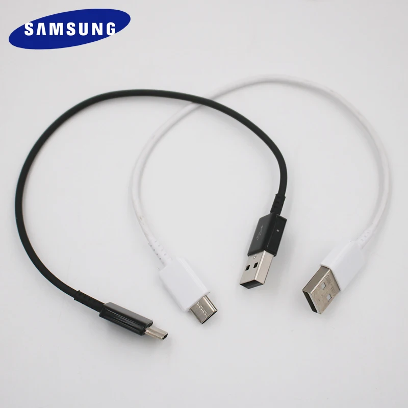 Оригинальный Samsung 20 см USB Type C кабель для быстрой зарядки шнур синхронизации