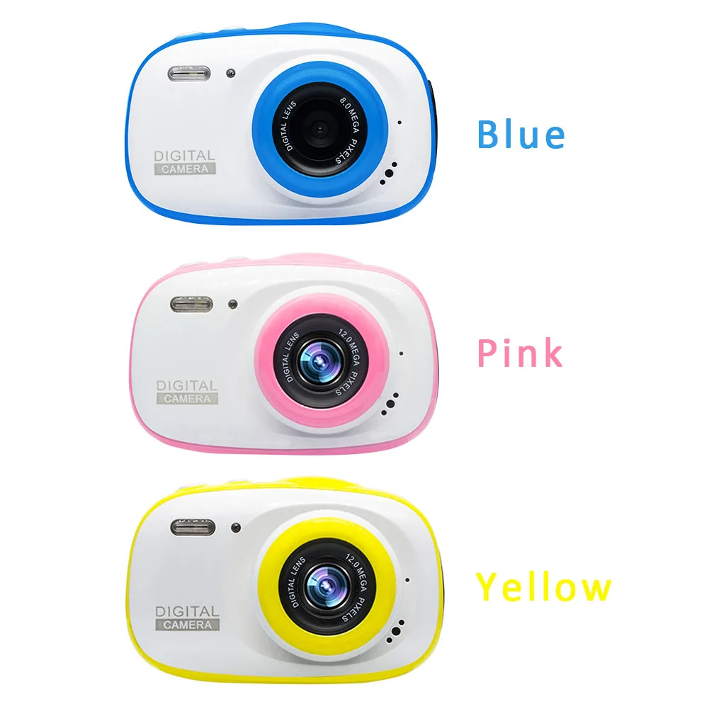 Digital Camera Camcorder Toy Lightweight Birthday 6X Zoom Educational Kids Gifts 2 Inch HD Screen Waterproof Mini Video Recorder