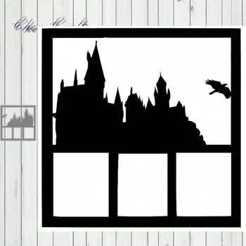 

Metal Cut Dies Stencils castle for Scrapbooking Stamp/photo album Decorative Embossing DIY Paper Cards