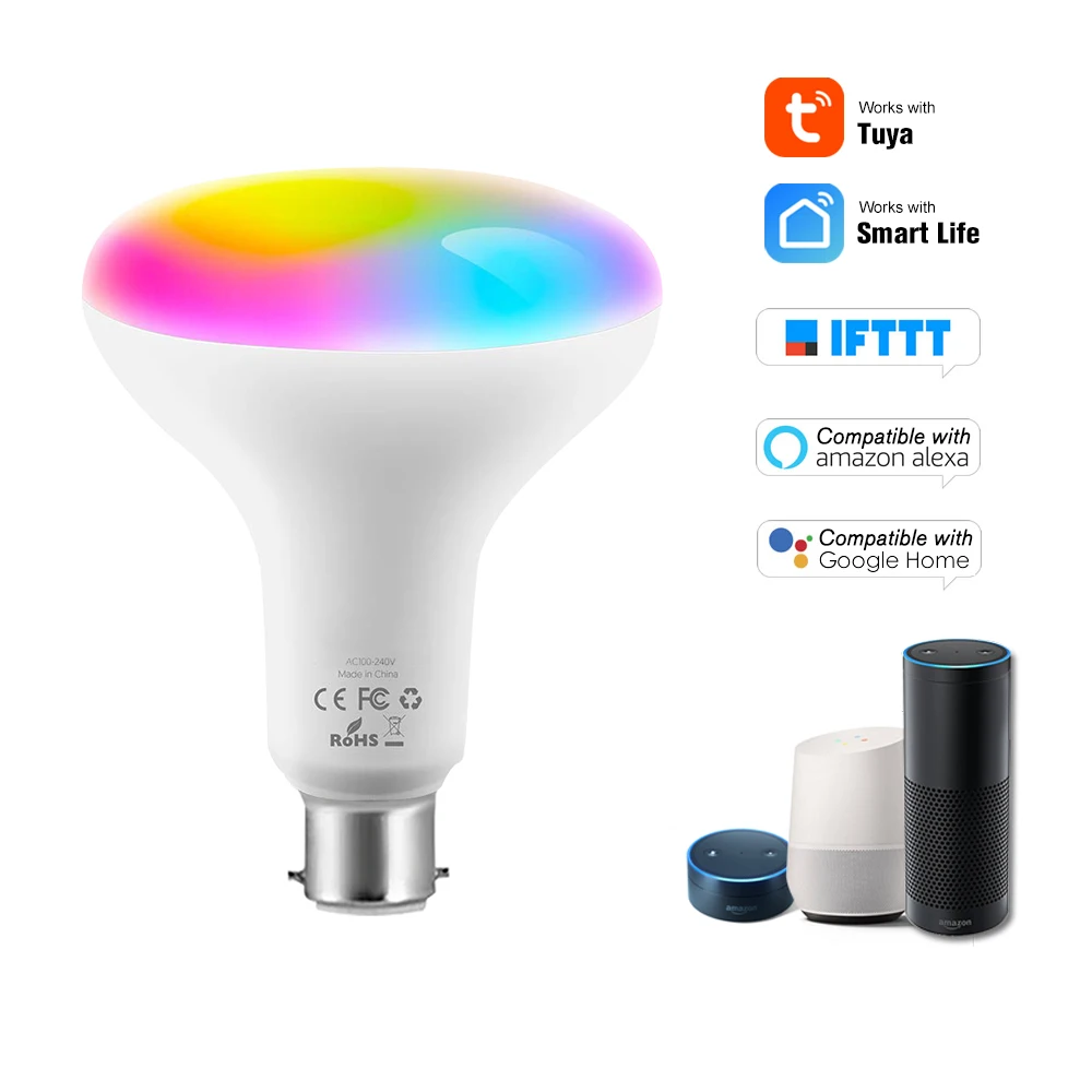 Светодиодная лампа RGB + W с управлением через приложение 11 Вт E26 | Электроника
