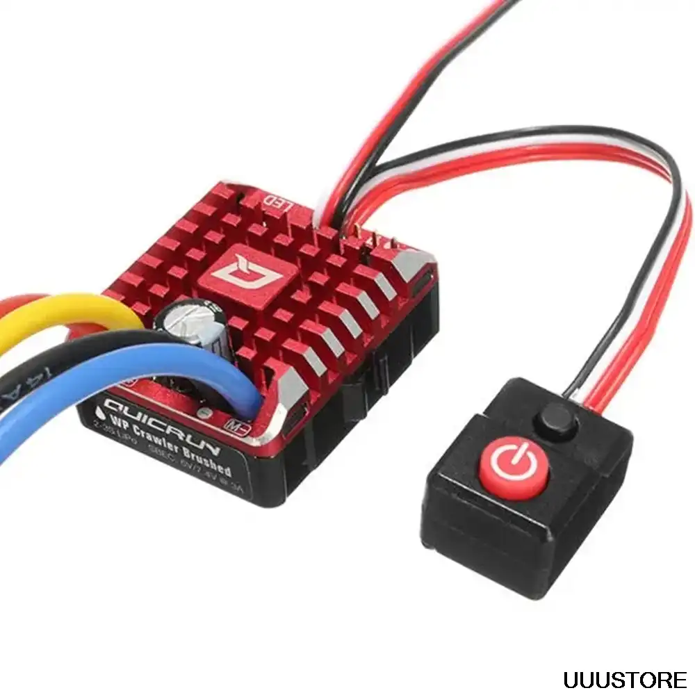 Hobbywing QuicRun Brushed Waterproof 80A//60A ESC Speed Controller RC US
