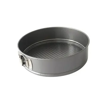 

Baking Insert Round Carbon Steel Mold Non-stick Bulk Cakes Live Bottom Pull Buckle Tray Removable Kitchen Utensil