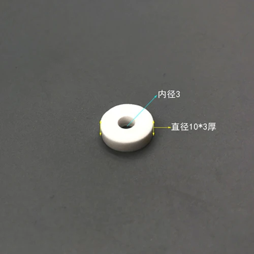 M3x10x3mm глинозема керамические шайбы изоляционная прокладка высокая