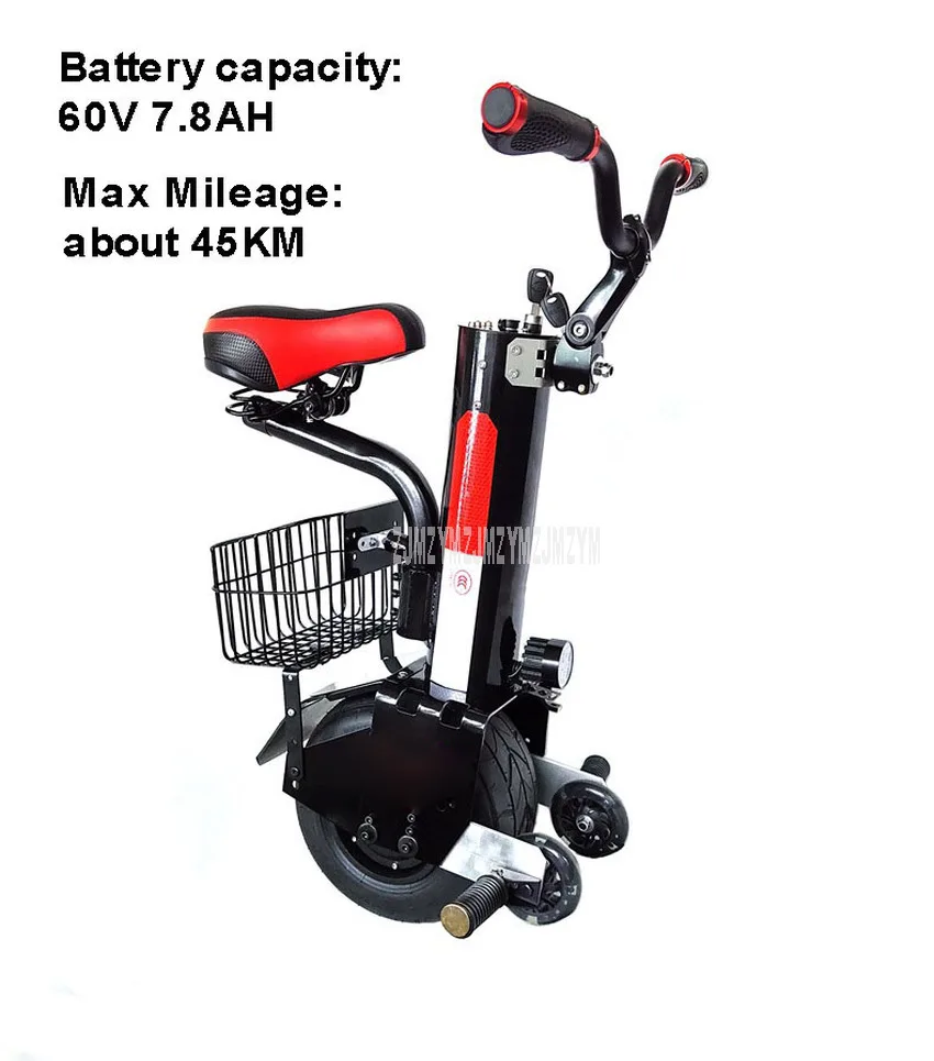 60V 7.8AH D3 500W балансируя одно колесо самокат одно колесо для взрослых Электрический скутер мотоцикла 60V 5.2AH/7.8AH литий Батарея - Цвет: 60V 7.8AH
