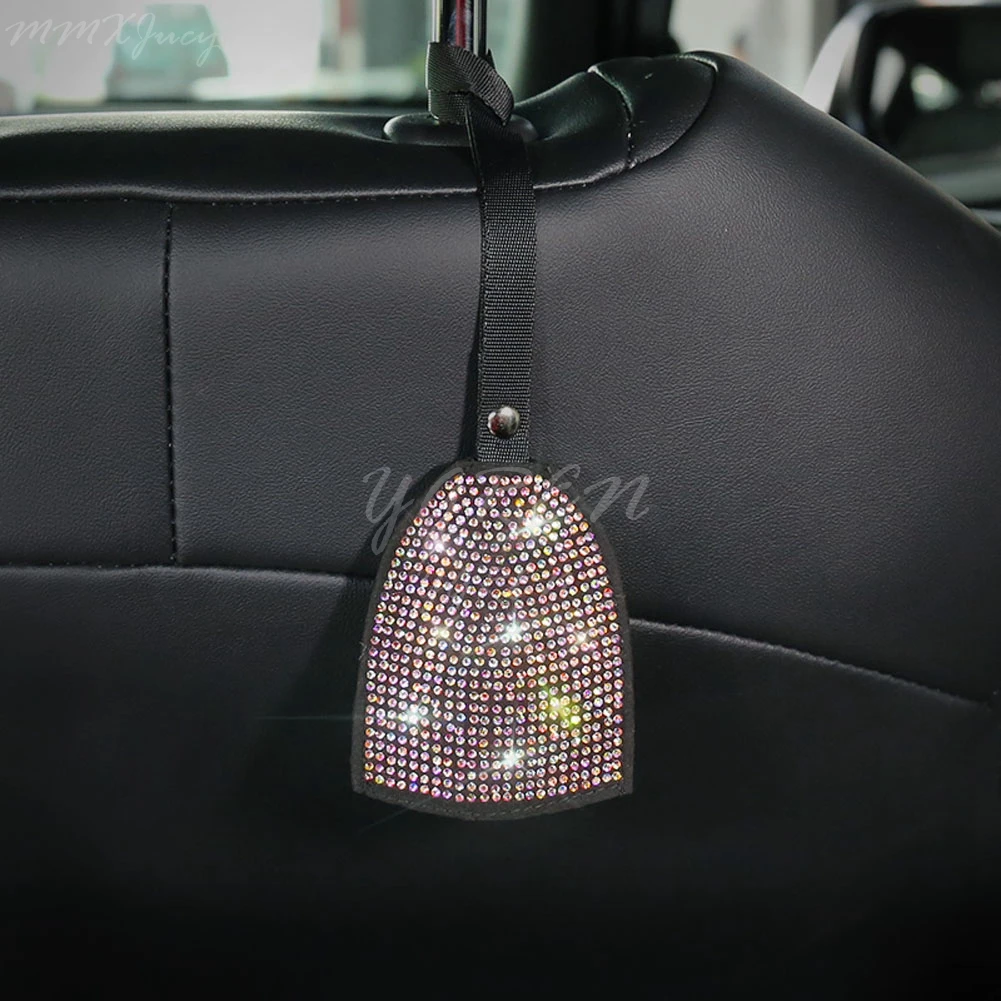Гибкая вспышка Bling Авто сиденья спинки подголовник крюк Держатель для сумки пальто кошелек Органайзер