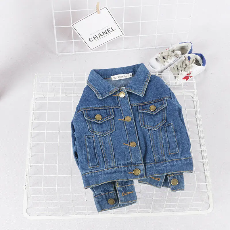 incredible  PUDCOCO Toddler Kids Girls Denim Jean Fall Jacket Button Coat Outwear Tops Outwear 1-6Y Support who