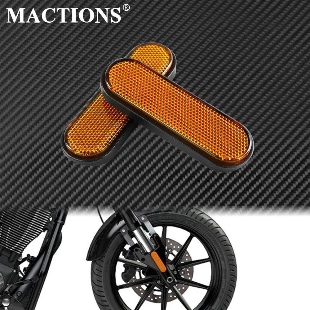 Motorcycle 2pcs Front Fork Leg Yellow Reflector Cover Warning Stickers Plastic Fits For Victory Judge Hammer-S Hard-Ball 2pcs 6204 2z 6204zz 6204zz 6204 zz deep groove ball bearing 20x47x14mm