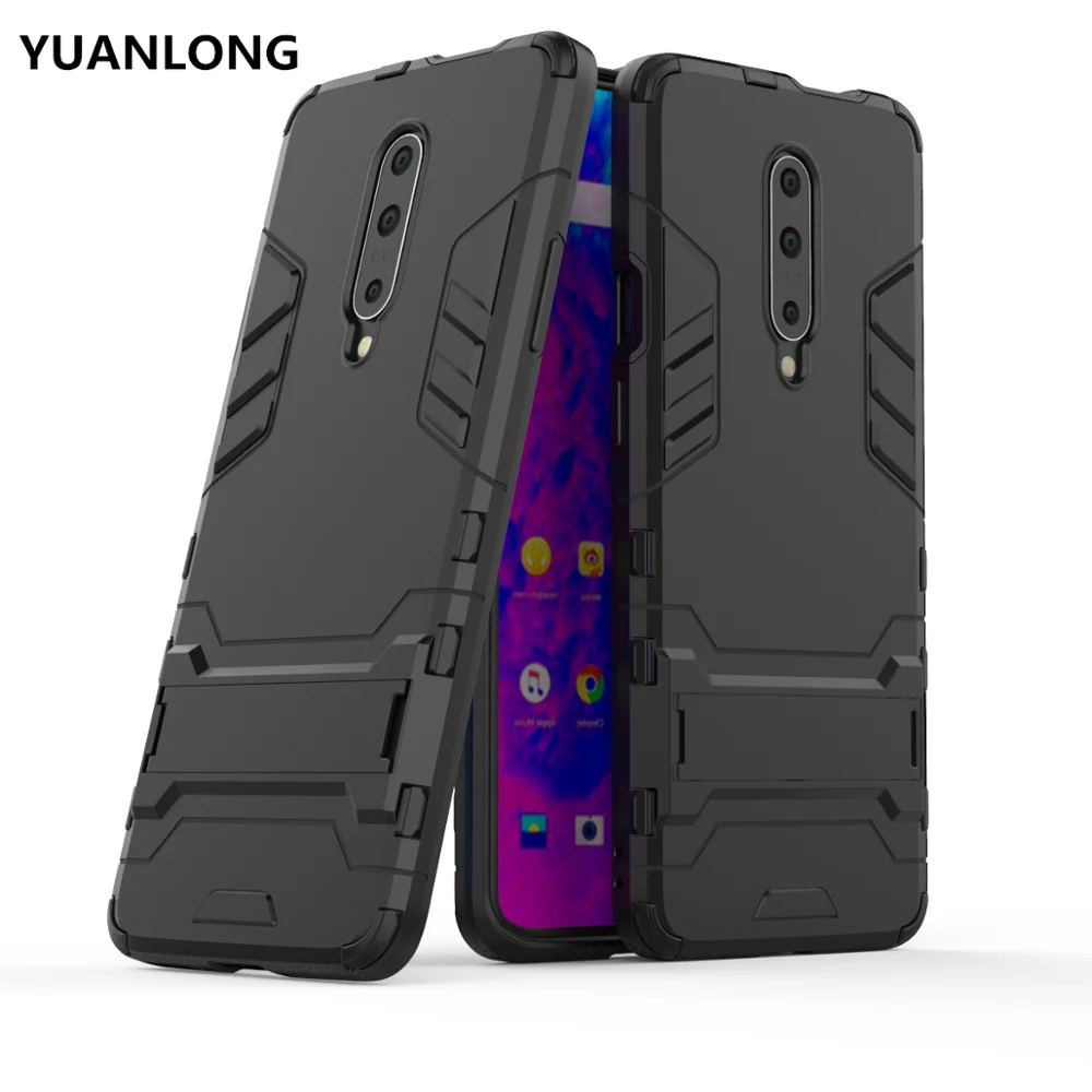 

For OnePlus 7 Pro Case For OnePlus 6 6T 5 5T 3 3T One Plus Cases Robot Stand Armor Hard Phone Cover Case For OnePlus6T