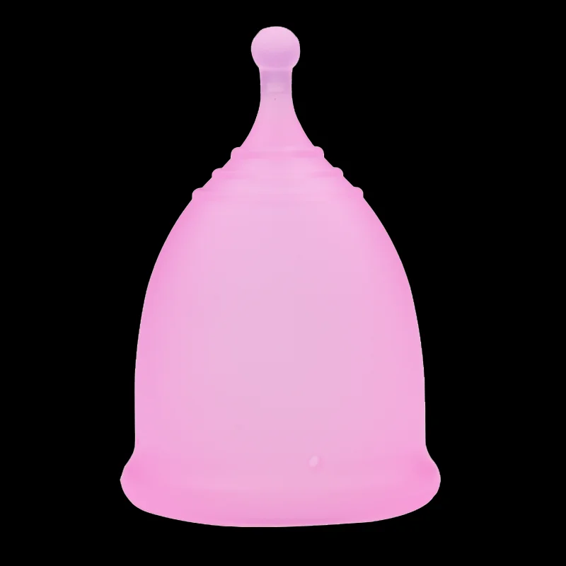 1 шт., стерилизатор для женской гигиены, менструальная чашка, медицинский класс, силиконовый, для менструального ухода за здоровьем, многоразовый, для женщин, менструальная чашка - Color: Pink