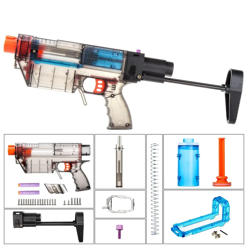 Работник YY-R-W013/14/15/16/17/18 мод Наборы Набор для Nerf N-Strike Elite Stryfe Blaster длинные пули A/B насос Kit электронная игрушка оружейные аксессуары