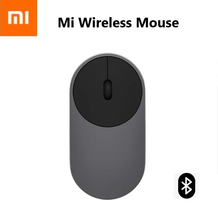 Xiao Mi беспроводная мышь Портативный Bluetooth 4 0 алюминиевого сплава ABS Материал
