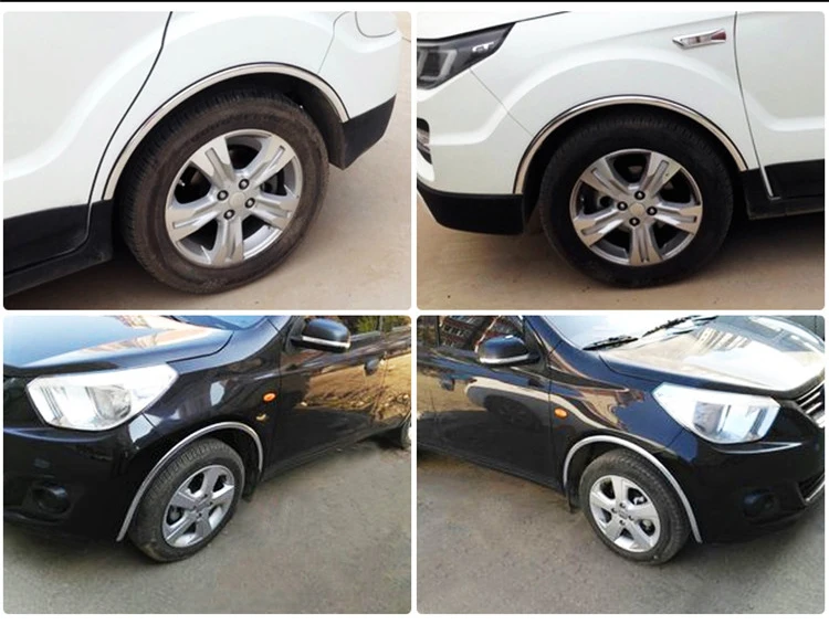 23 мм x 5 м Универсальное автомобильное колесо для бровей хром автомобильный Стайлинг Литье полосы отделка Авто DIY Защитная Наклейка