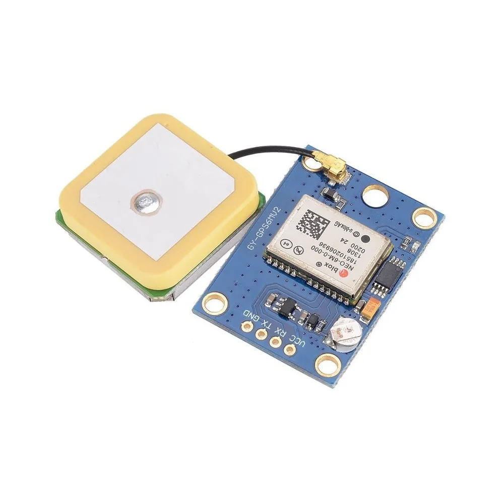 GPS UBLOX NEO-6M ( Neo-6M-0-001 V2) модуль-керамическая антенна-Совместимость с Arduino TTL UART |