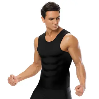

Mens Neoprene Slimming Vest Sweat Sauna Suits Gym Weight Loss Shapewear