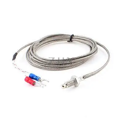 

6mm Thread K Type Thermocouple Temperature Measurement Sensor 2 Meters