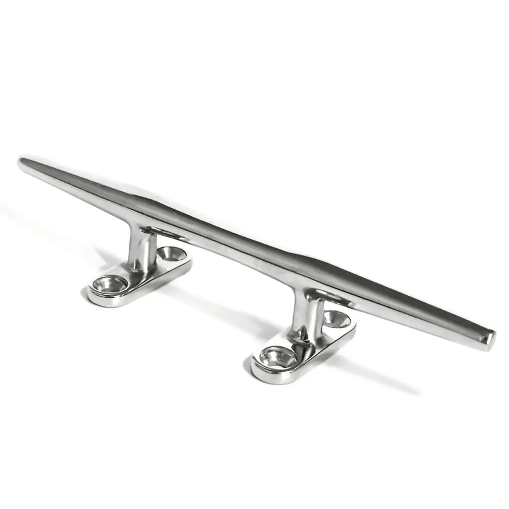 316 Stainless Steel Low Flat Cleat Open Base Marine Boat Yacht RV Cabin Deck Line Rope Tie Hardware Accessories 1Pc | Автомобили и