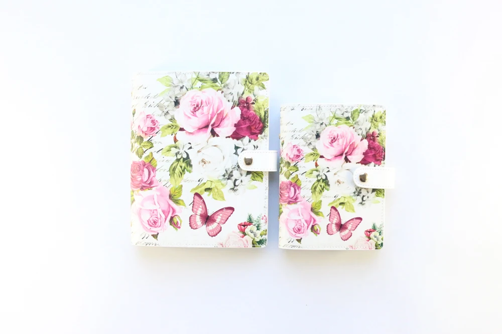 Domikee-Cute Soft Cover Leather Personal Binder, Agenda