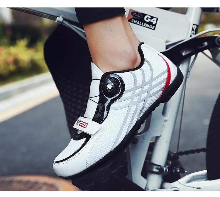 Cycling Shoes Men Sneakers Women 2020 Zapatillas Mtb Bicycle Shoes Non-Slip Mountain Bike Racing Shoes Sapatos De Ciclismo White