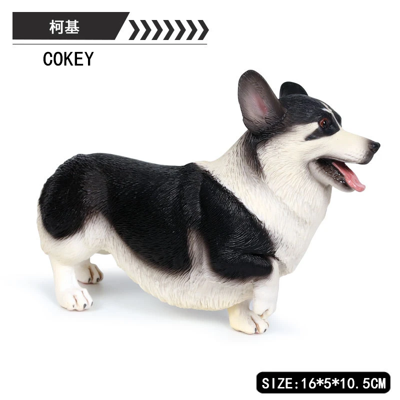Детская модель животного COKEY, модель собаки, коллекция подарочных игрушек