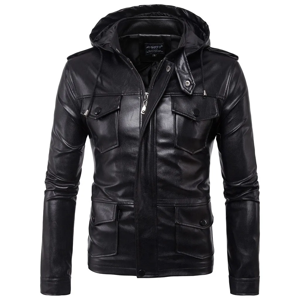 JAYCOSIN, мужская кожаная куртка, Chaqueta, осень и зима, мотоциклетная куртка, Jaqueta Masculina, пальто, верхняя одежда, толстовка, куртка для мужчин, 19AUG14