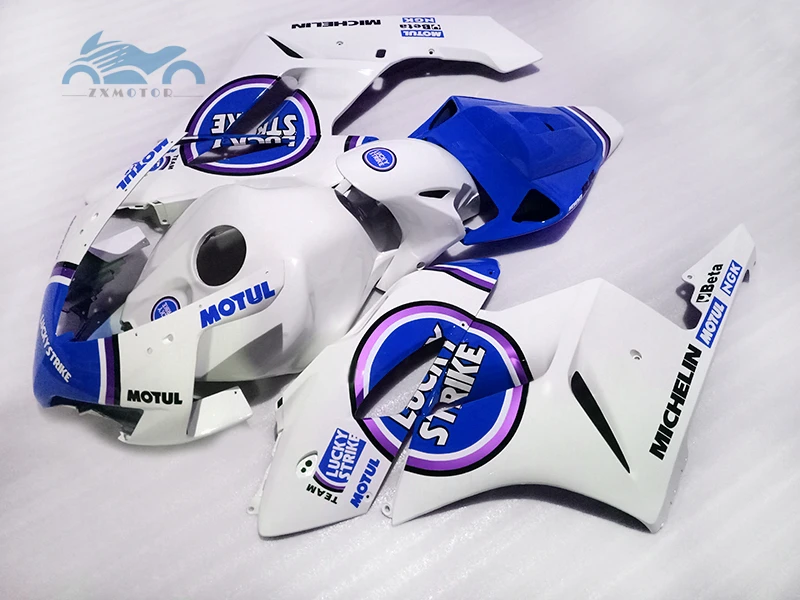 ABS пластик Инъекции обтекатель комплект Подходит для Honda CBR1000RR 2004 2005 CBR 1000RR 04 05 послепродажный обтекатель наборы синий белый KR44