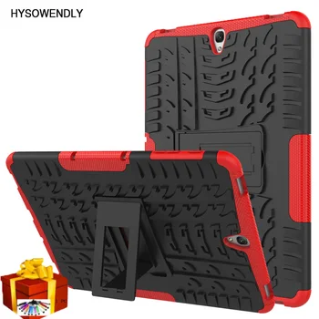 

HYSOWENDLY Tablet Case For Samsung Galaxy Tab S3 9.7'' SM-T820 T825 Covers Funda Shockproof Armor Stand Hard PC Soft + TPU Cases