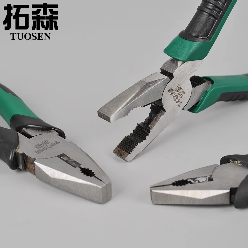 

Extension Sen Hardware Tools 8-Inch Wire-Cutter Industrial Grade Hand Pliers 6-Inch Effortless Flat Nose Pliers Multi-functional