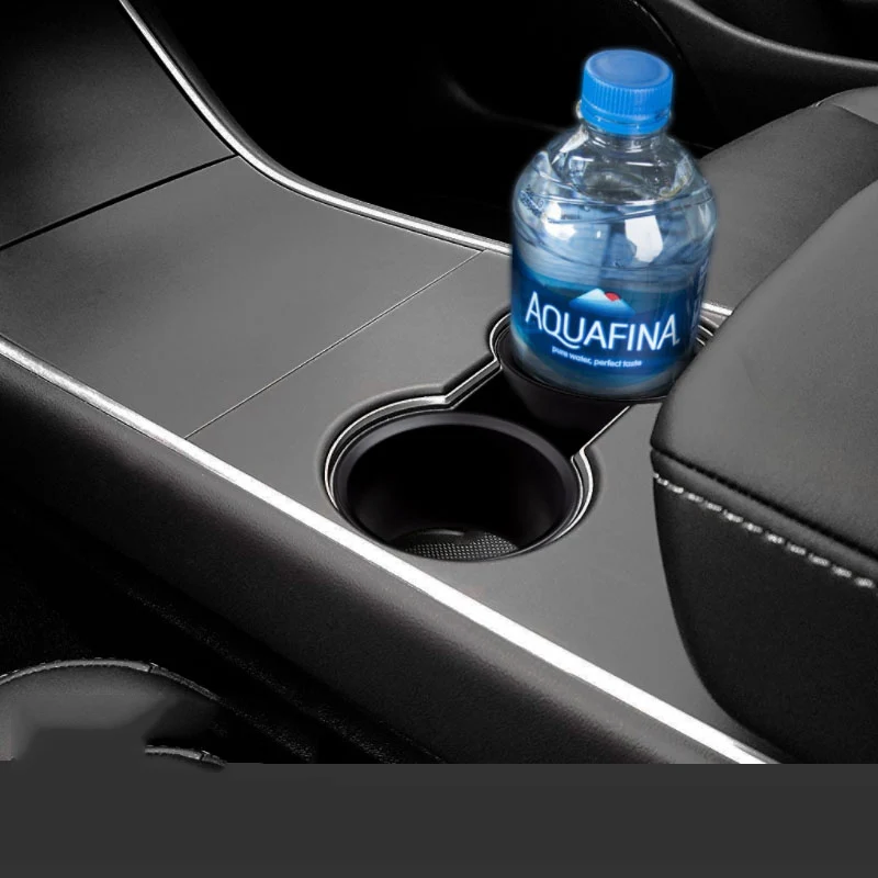 Expander Black Water Cup Organizer Holder Adapter For Tesla Model 3 Accessories | Автомобили и мотоциклы