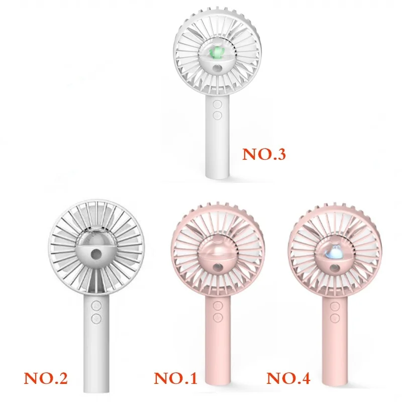 Misting Fan Mini USB Handheld Humidifier Mist Water Spray Moisturizing Portable Electric Fan
