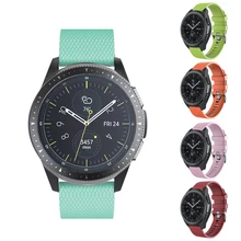 Регулируемый силиконовый ремешок для наручных часов с принтом булавка с пряжкой Сменные аксессуары для samsung Galaxy Watch 42 мм