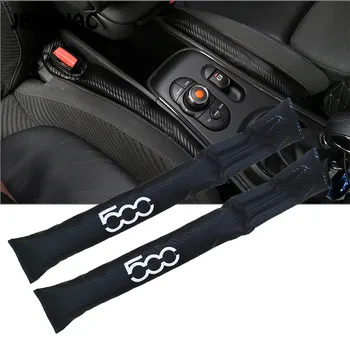 

2PCS Auto Seat Gap Pad Fillers Stopper Leak Proof Cover Accessories Case For Fiat 500 Punto For Abarth Stilo Ducato Car Styling