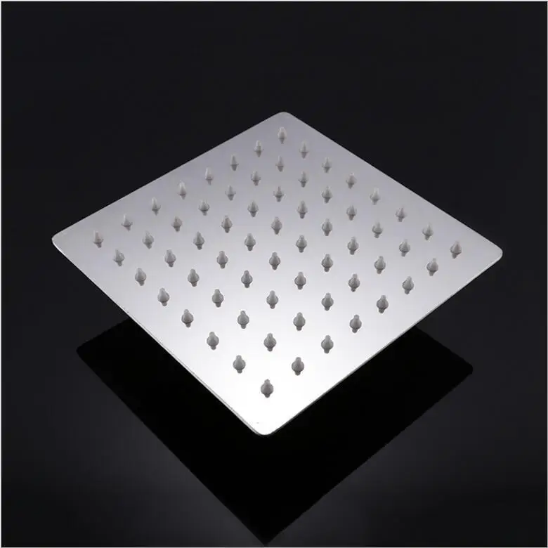 

Manufacturers Direct Supply Stainless Steel Top Spray Square 6-Inch Top Spray Bathroom Square Shower Nozzle Large Amount Excelle