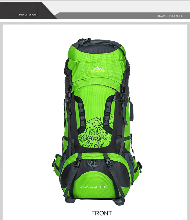 AoLuHeng 80L Outdoor Rugzak Unisex Reizen multifunctionele Klimmen Wandelen rugzak Grote Capaciteit Mountain Rugzak camping