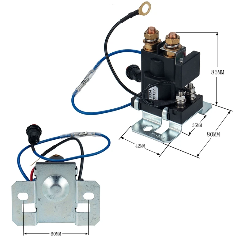 12V 200 AMP Dual Battery Isolator Battery Emergency Switch Controller Relay Other