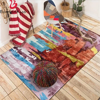 

Bubble Kiss Oil Painting Design Rugs for Bedroom Abstract Style Nordic Carpet Living Room Carpet Anti-wrinkle Floor Mat Area Rug