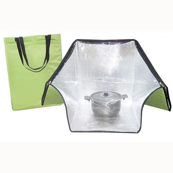 

High Quality Portable Solar Oven Bag Cooker Sun Outdoor Camping Travel Emergency Tool for Cooking Solar Oven Bag Green