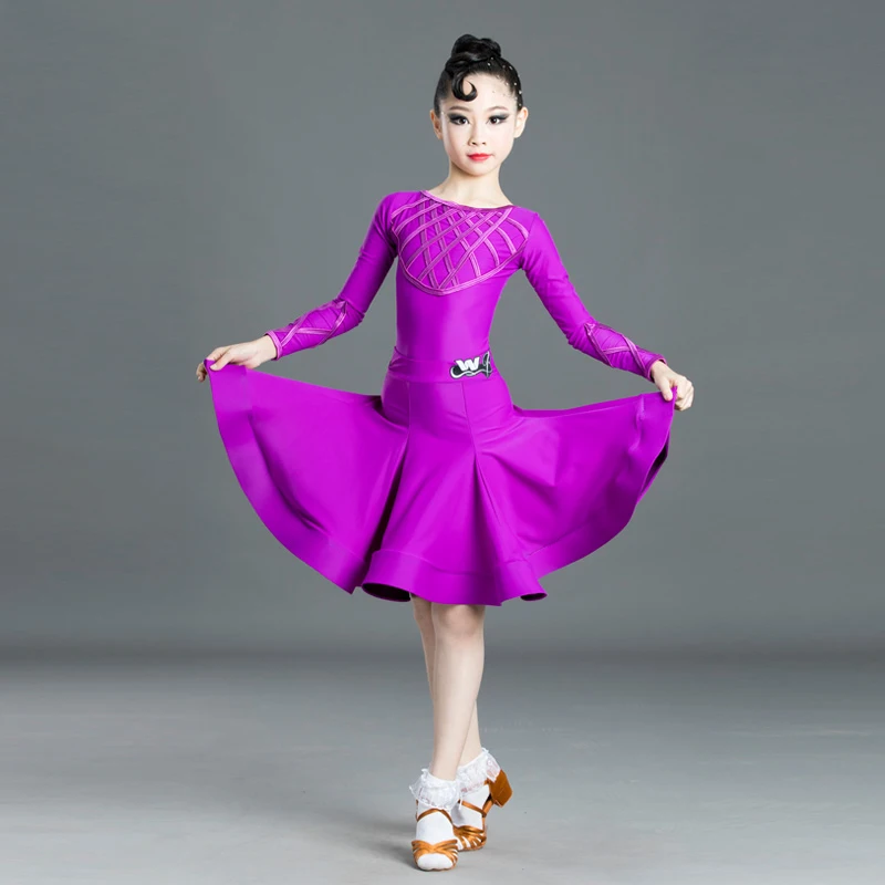 Girls Latin Dance Dress For Children'S National Standard Dance Dress