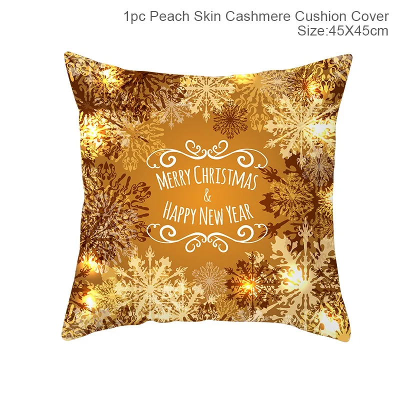 cushion cover 28 Merry Chistmas Рождественский Чехол на подушку украшения для дома Рождественские украшения подарки на год Рождество Navidad Neol - Цвет: cushion cover 28