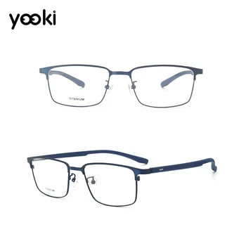 

Titanium Alloy Ultralight Square Eyeglasses Prescription Glasses Women Myopia Optical Frame Eyewear Men