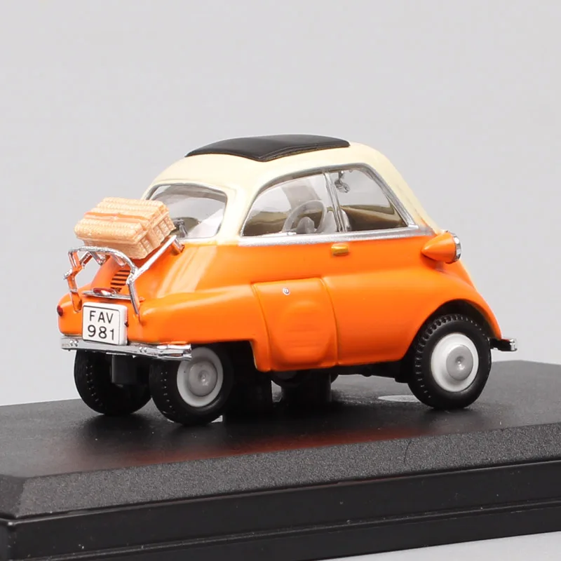 1:43 электронные весы старый ретро Cararama Isetta 250 пузырьковый автомобиль микрокар Diecasts& игрушки модели автомобилей детей 1955 акриловая коробка