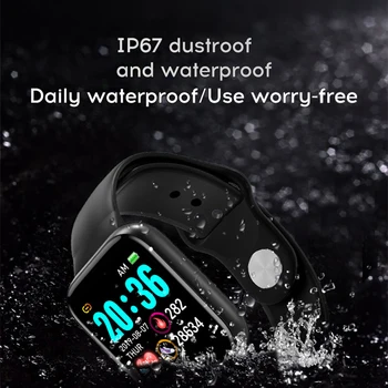 

D20 Smart Bracelet Heart Rate Blood Pressure Health Waterproof Smart Watch Y68 Bluetooth Sports Watch Wristband Fitness Tracker