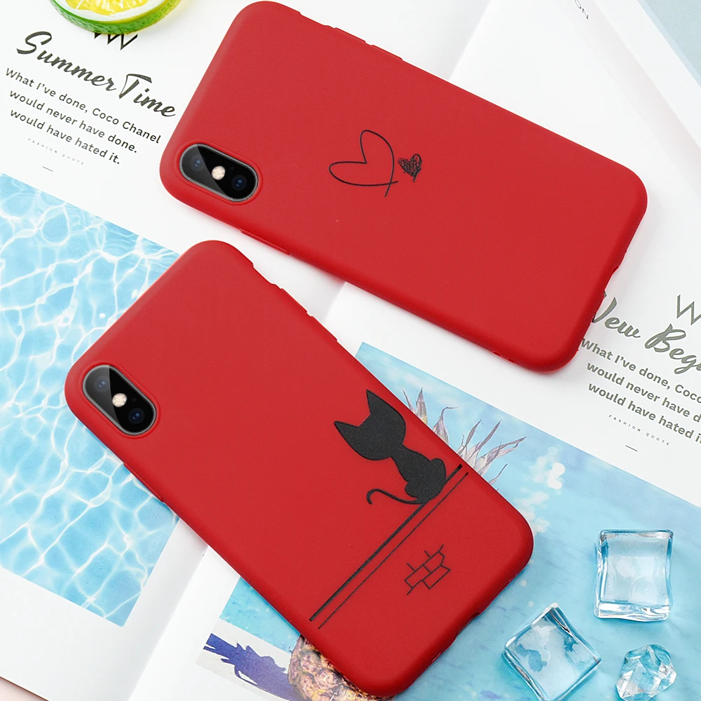 Мягкий силиконовый чехол из ТПУ для iPhone 6 S Plus 7 8 5 s SE X XR XS Max|Бамперы| |