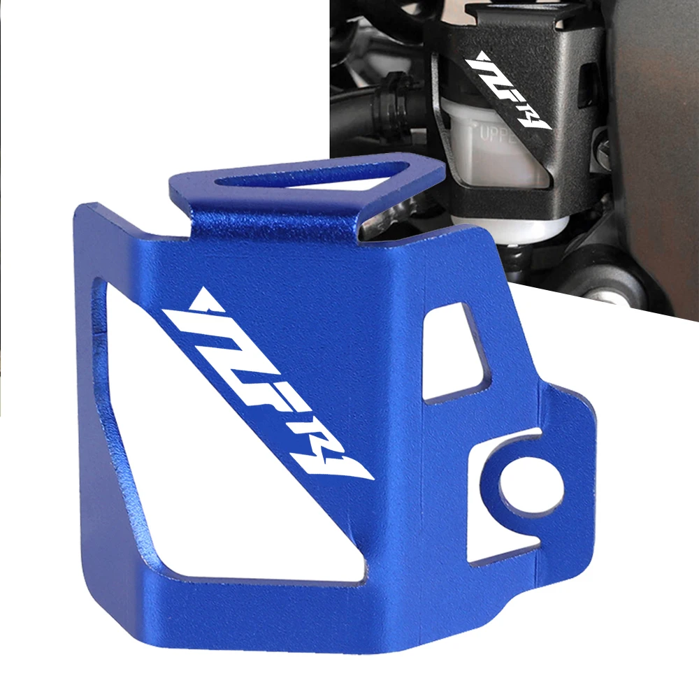 For yamaha YZF R1 YZFR1 YZF-R1M R1M 1998-2021 2019 2020 Motorcycle CNC Rear Brake Fluid Reservoir Cap Cover Guard Protector Part